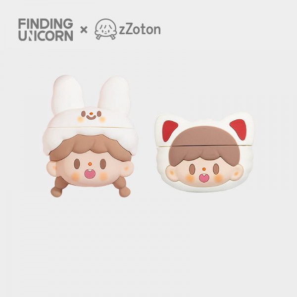 zZoton Garden Party Earphone Case Fortune Cat for Airpods pro